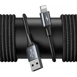 BASEUS καλώδιο αυτοκινήτου USB σε Lightning CALHZ-01, 2x USB, 3A, μαύρο | eLabstore.gr BASEUS καλώδιο αυτοκινήτου USB σε Lightning CALHZ-01, 2x USB, 3A, μαύρο | Αξεσουάρ κινητών | elabstore.gr