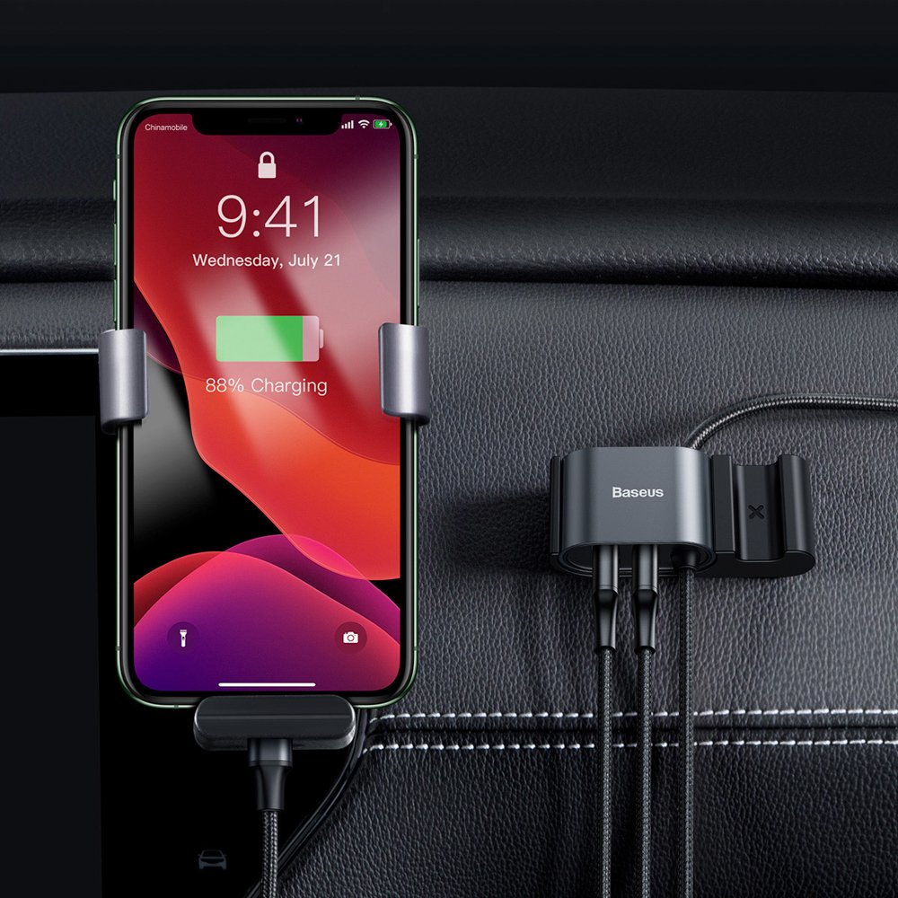 BASEUS καλώδιο αυτοκινήτου USB σε Lightning CALHZ-01, 2x USB, 3A, μαύρο | eLabstore.gr BASEUS καλώδιο αυτοκινήτου USB σε Lightning CALHZ-01, 2x USB, 3A, μαύρο - Image 6