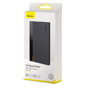 BASEUS εξωτερική θήκη CAYPH-A01 για HDD 2.5", USB 3.0 Micro-B, μαύρη | Συνοδευτικά PC | elabstore.gr