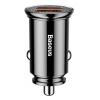 BASEUS φορτιστής αυτοκινήτου CCALL-YD01, 2x USB, QC3.0, 30W, 5A, μαύρο | eLabstore.gr BASEUS φορτιστής αυτοκινήτου CCALL-YD01, 2x USB, QC3.0, 30W, 5A, μαύρο | Αξεσουάρ κινητών | elabstore.gr