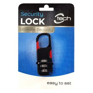 CTECH λουκέτο ασφαλείας συνδυασμού CTL-0014, με γάντζο, μεταλλικό, μαύρο | Gadgets - Αξεσουάρ | elabstore.gr