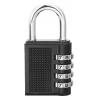 CTECH λουκέτο ασφαλείας συνδυασμού CTL-0019, 41mm, μεταλλικό, μαύρο | Gadgets - Αξεσουάρ | elabstore.gr