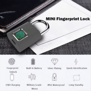 Λουκέτο ασφαλείας με fingerprint CTL-0022, 50mm, μεταλλικό, ασημί | eLabstore.gr Λουκέτο ασφαλείας με fingerprint CTL-0022, 50mm, μεταλλικό, ασημί | Gadgets | elabstore.gr