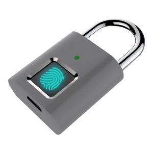 Λουκέτο ασφαλείας με fingerprint CTL-0022, 50mm, μεταλλικό, ασημί | Gadgets | elabstore.gr