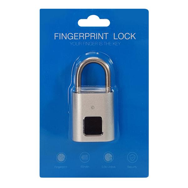 Λουκέτο ασφαλείας με fingerprint CTL-0022, 50mm, μεταλλικό, ασημί | eLabstore.gr Λουκέτο ασφαλείας με fingerprint CTL-0022, 50mm, μεταλλικό, ασημί | Gadgets | elabstore.gr