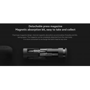 MIJIA κατσαβίδι 16 σε 1 DZN4017CN, 16 εξαρτήματα, μαγνητική βάση, μαύρο | Εργαλεία | elabstore.gr
