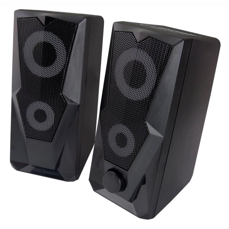 ESPERANZA ηχεία stereo Baila 2.0 EGS103, 2x3W, 3.5mm, μαύρα | eLabstore.gr ESPERANZA ηχεία stereo Baila 2.0 EGS103, 2x3W, 3.5mm, μαύρα | Συνοδευτικά PC | elabstore.gr