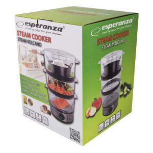 ESPERANZA ατμομάγειρας Steam Volcano EKG009, 400W, 7.5L | Οικιακές & Προσωπικές Συσκευές | elabstore.gr