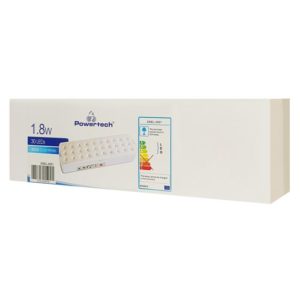 POWERTECH LED φωτιστικό εκτάκτου ανάγκης EMEL-0001, 1800mah, λευκό | Φωτισμός | elabstore.gr