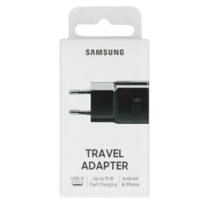 SAMSUNG φορτιστής τοίχου EP-TA20EWE, 15W 2A, μαύρος | Αξεσουάρ κινητών | elabstore.gr