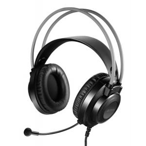 A4TECH Headset FH200i, 3.5mm, 50mm ακουστικά, μαύρα | Συνοδευτικά PC | elabstore.gr