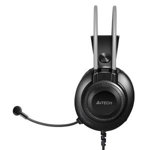 A4TECH Headset FH200U, USB, 50mm ακουστικά, DSP stereo, μαύρα | Συνοδευτικά PC | elabstore.gr