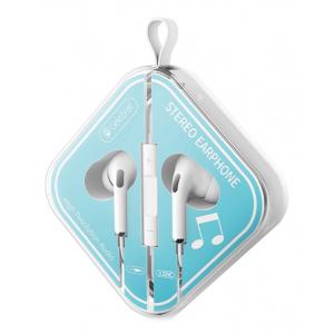 CELEBRAT earphones με μικρόφωνο G15-WH, 10mm, 3.5mm, 1.2m, λευκά | Αξεσουάρ κινητών | elabstore.gr