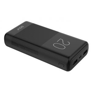 GOLF Power bank Candy G81 20000mAh, 2x output, 2.1A, μαύρο | Αξεσουάρ κινητών | elabstore.gr