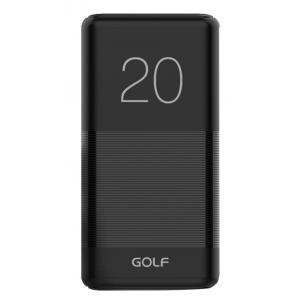 GOLF Power bank Candy G81 20000mAh, 2x output, 2.1A, μαύρο | Αξεσουάρ κινητών | elabstore.gr