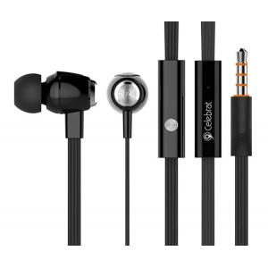 CELEBRAT earphones με μικρόφωνο G9, on/off, 10mm, 1.2m, λευκά | Αξεσουάρ κινητών | elabstore.gr