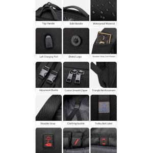ARCTIC HUNTER τσάντα πλάτης GB00397-BK με θήκη laptop, USB, μαύρη | Οικιακές & Προσωπικές Συσκευές | elabstore.gr