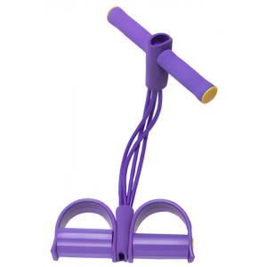 Σύστημα εκγύμνασης με λάστιχα αντίστασης GYM-0003, με λαβές, Φ8, μωβ | Οικιακές & Προσωπικές Συσκευές | elabstore.gr