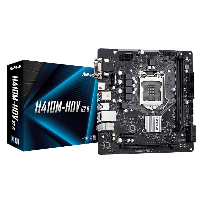 ASROCK μητρική H410M-HDV R2, 2x DDR4, s1200, USB 3.2, mATX | eLabstore.gr ASROCK μητρική H410M-HDV R2, 2x DDR4, s1200, USB 3.2, mATX | PC & Αναβάθμιση | elabstore.gr