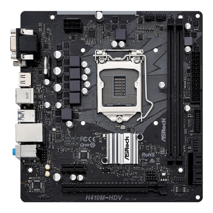 ASROCK μητρική H410M-HDV R2, 2x DDR4, s1200, USB 3.2, mATX | eLabstore.gr ASROCK μητρική H410M-HDV R2, 2x DDR4, s1200, USB 3.2, mATX | PC & Αναβάθμιση | elabstore.gr