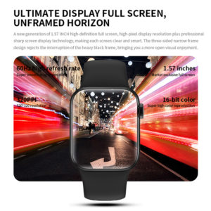 HIFUTURE smartwatch HITime Mini, 1.57", IP67, HR & Blood pressure, μαύρο | Mobile Συσκευές | elabstore.gr