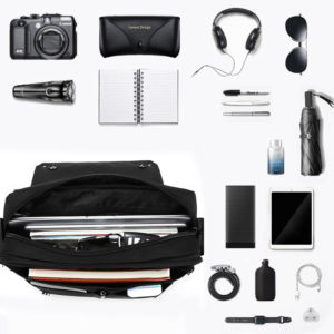 ARCTIC HUNTER τσάντα ώμου K00093-BK, με θήκη laptop, μαύρη | Οικιακές & Προσωπικές Συσκευές | elabstore.gr