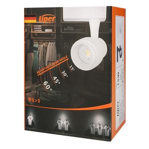 LIPER LED track light LPTRL-30E02, IP20, 30W 4000K, μεταλλικό, λευκό | Φωτισμός | elabstore.gr