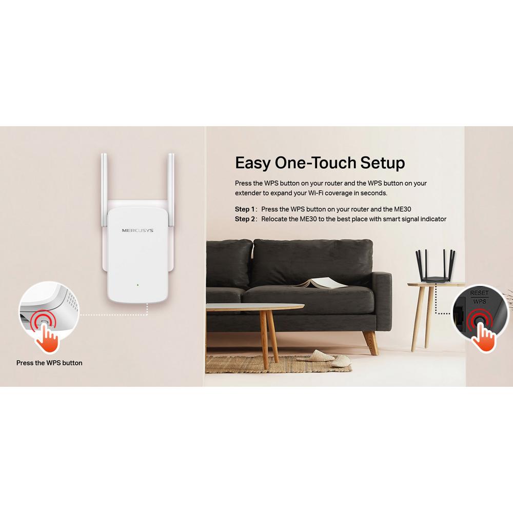 MERCUSYS Wi-Fi Range Extender MW30, 1200Mbps, Ver. 1.0 | eLabstore.gr MERCUSYS Wi-Fi Range Extender MW30, 1200Mbps, Ver. 1.0 - Image 6