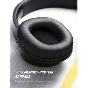 MPOW headphones H7, wireless & wired, 40mm, mic, μαύρα | Αξεσουάρ κινητών | elabstore.gr
