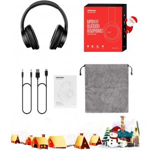 MPOW headphones H7, wireless & wired, 40mm, mic, μαύρα | Αξεσουάρ κινητών | elabstore.gr