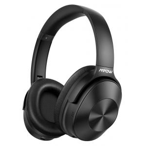 MPOW headphones H12 ANC, wireless & wired, 40mm, mic, μαύρα | Αξεσουάρ κινητών | elabstore.gr