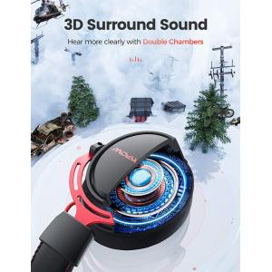 MPOW gaming headset AIR, wireless & wired, 50mm, mic, μαύρο-κόκκινο | Συνοδευτικά PC | elabstore.gr
