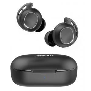 MPOW earphones M30 με θήκη φόρτισης, True Wireless, μαύρα | Αξεσουάρ κινητών | elabstore.gr