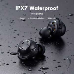 MPOW earphones M30 με θήκη φόρτισης, True Wireless, μαύρα | Αξεσουάρ κινητών | elabstore.gr