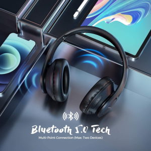 MPOW headphones 059 Pro/Lite, wireless & wired, 40mm, mic, μαύρα | Αξεσουάρ κινητών | elabstore.gr