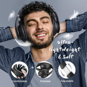 MPOW headphones 059 Pro/Lite, wireless & wired, 40mm, mic, μαύρα | eLabstore.gr