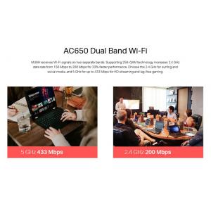 MERCUSYS Wireless USB Adapter MU6H, 5dBi, AC650, Dual Band, Ver. 1.0 | Δικτυακά | elabstore.gr