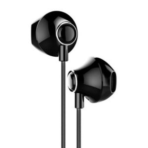 BASEUS earphones με μικρόφωνο Encok H06, 3.5mm, 1.2m, μαύρα | Αξεσουάρ κινητών | elabstore.gr