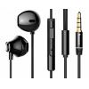 BASEUS earphones με μικρόφωνο Encok H06, 3.5mm, 1.2m, μαύρα | Αξεσουάρ κινητών | elabstore.gr
