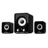POWERTECH ηχεία Essential sound PT-843, 2.1, 5W + 2x 3W, 3.5mm, μαύρα | Συνοδευτικά PC | elabstore.gr