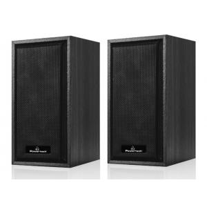 POWERTECH ηχεία Premium sound PT-845, 2x 3W, 3.5mm, μαύρα | Συνοδευτικά PC | elabstore.gr