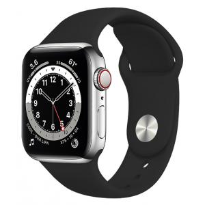 ROCKROSE band σιλικόνης Rough Jade για Apple Watch 42/44mm, μαύρο | Mobile Συσκευές | elabstore.gr