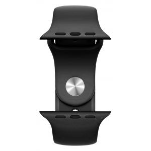ROCKROSE band σιλικόνης Rough Jade για Apple Watch 42/44mm, μαύρο | Mobile Συσκευές | elabstore.gr