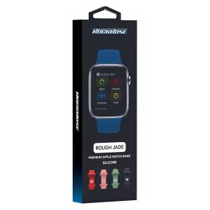 ROCKROSE band σιλικόνης Rough Jade για Apple Watch 42/44mm, μπλε | Mobile Συσκευές | elabstore.gr