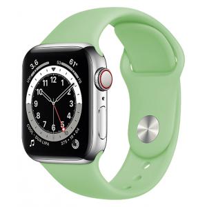 ROCKROSE band σιλικόνης Rough Jade για Apple Watch 42/44mm, mint | Mobile Συσκευές | elabstore.gr