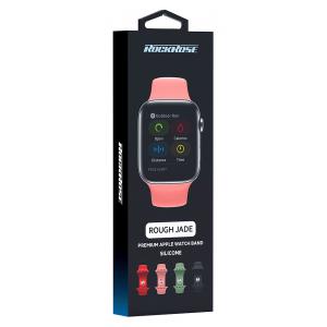 ROCKROSE band σιλικόνης Rough Jade για Apple Watch 42/44mm, ροζ | Mobile Συσκευές | elabstore.gr