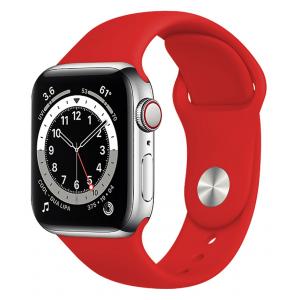 ROCKROSE band σιλικόνης Rough Jade για Apple Watch 42/44mm, κόκκινο | Mobile Συσκευές | elabstore.gr