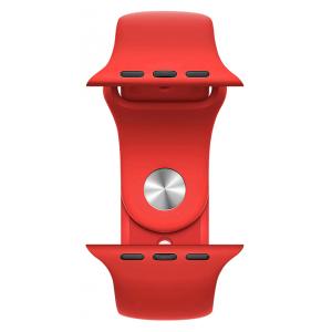 ROCKROSE band σιλικόνης Rough Jade για Apple Watch 42/44mm, κόκκινο | Mobile Συσκευές | elabstore.gr