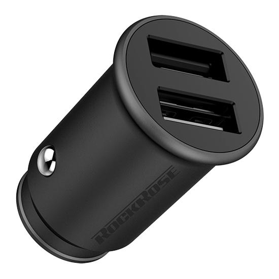 ROCKROSE φορτιστής αυτοκινήτου Ranger P2, 2x USB, 12W, 2.4A, μαύρος | eLabstore.gr ROCKROSE φορτιστής αυτοκινήτου Ranger P2, 2x USB, 12W, 2.4A, μαύρος | Αξεσουάρ κινητών | elabstore.gr