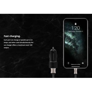 ROCKROSE φορτιστής αυτοκινήτου Ranger M2, 2x USB, 12W, 2.4A, μαύρος | Αξεσουάρ κινητών | elabstore.gr